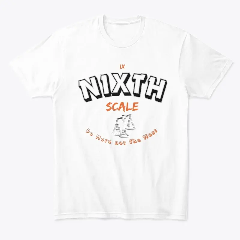 New Logo Black and Orange tee